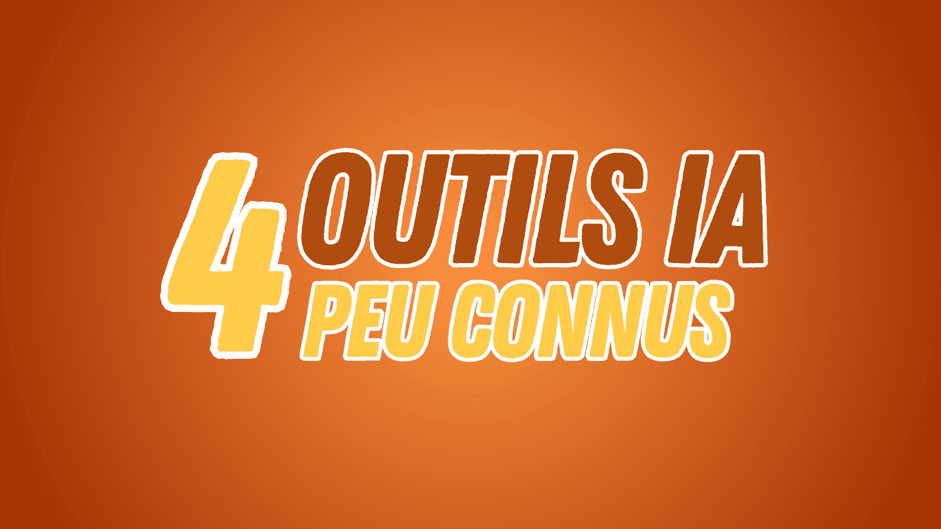 4 IA super utiles (et cool) peu connues