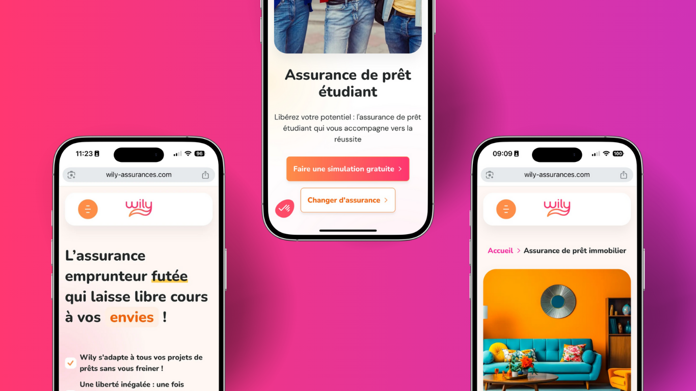 Mock du site Wily que nous avons développé sur Payload