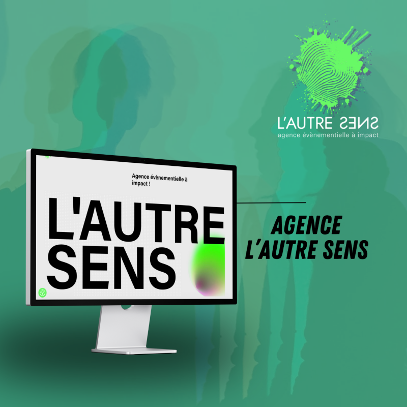 Mock up du site développé pour l'agence L'autre sens