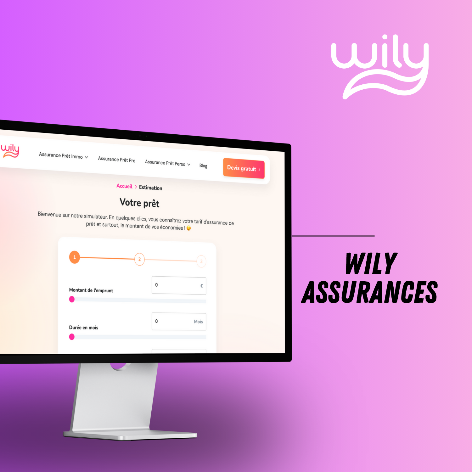 Mock du site Wily que nous avons développé sur Payload